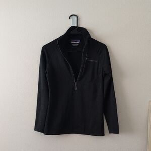 Patagonia Black Half-Zip Fleece